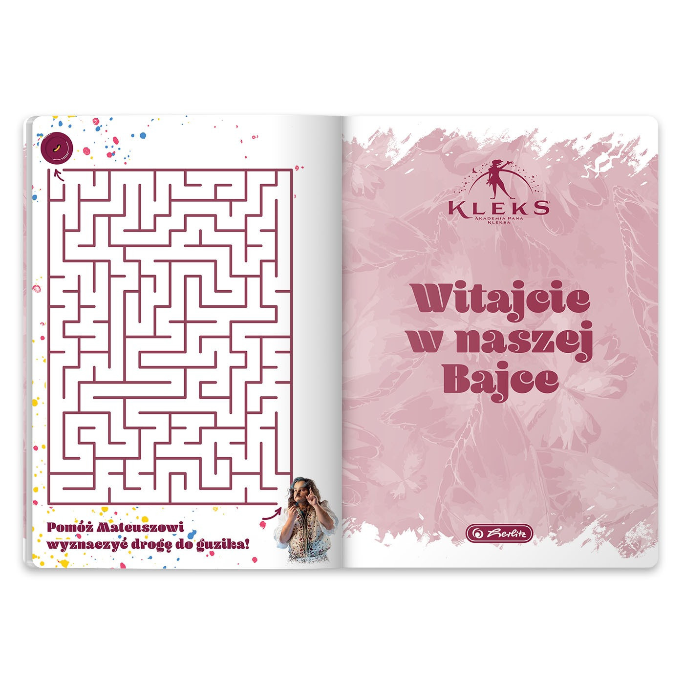 Zeszyt A5/32 linia Kleks